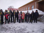 Сегодня в д. Малаево прошли соревнования по лыжным гонкам на приз Администрации